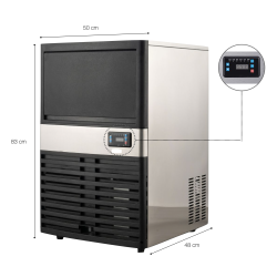 Maquina de hielo con producción de 30kg por día